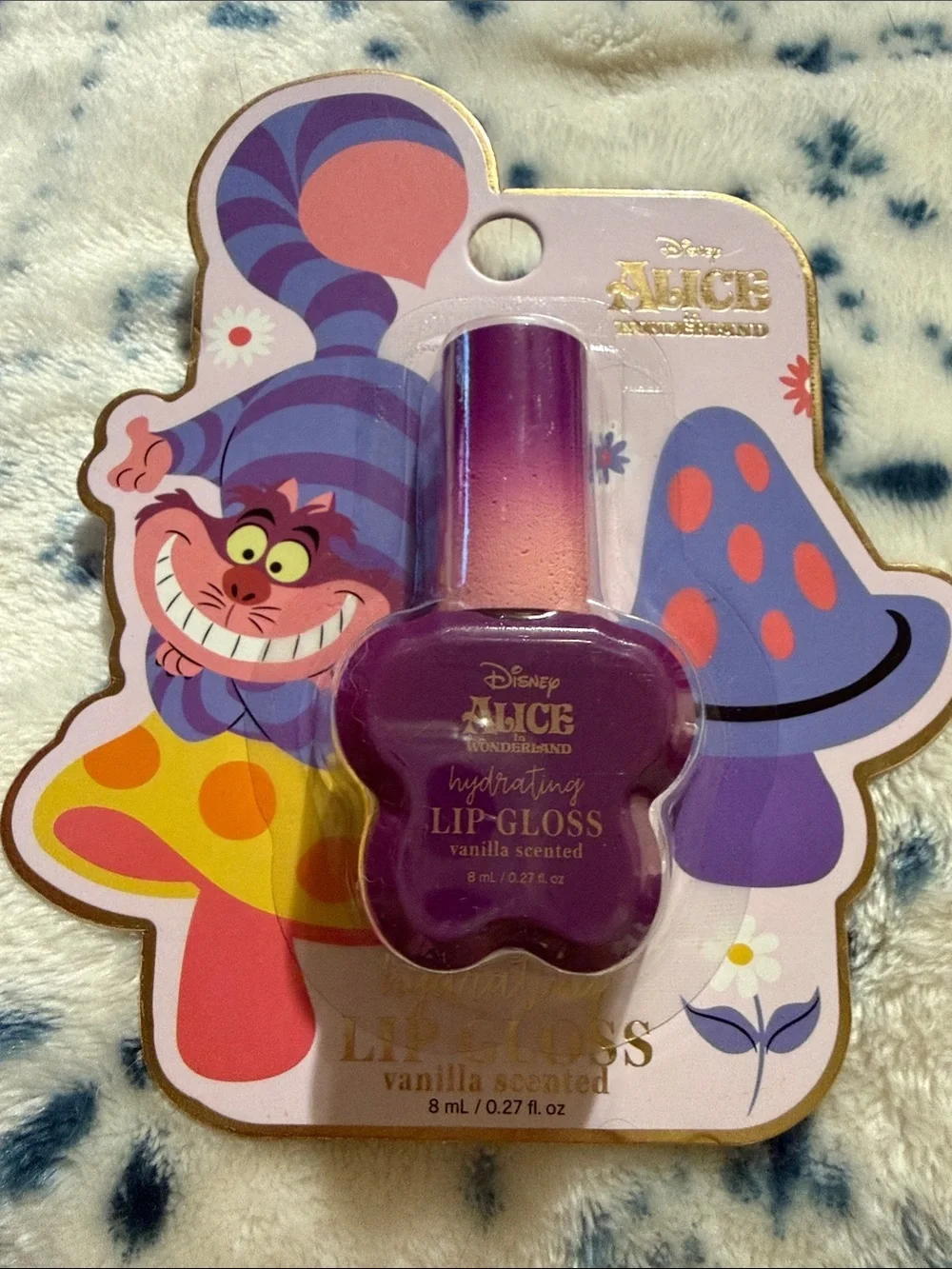 Disney Alice in Wonderland Lip Gloss & Balm Set - Light Blue, Pink, Purple